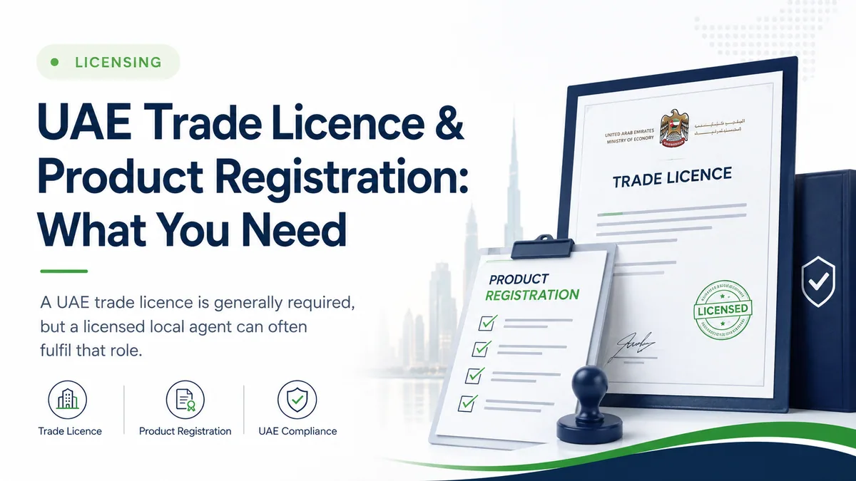 Licensing: UAE Trade Licence & Product Registration: What You Need